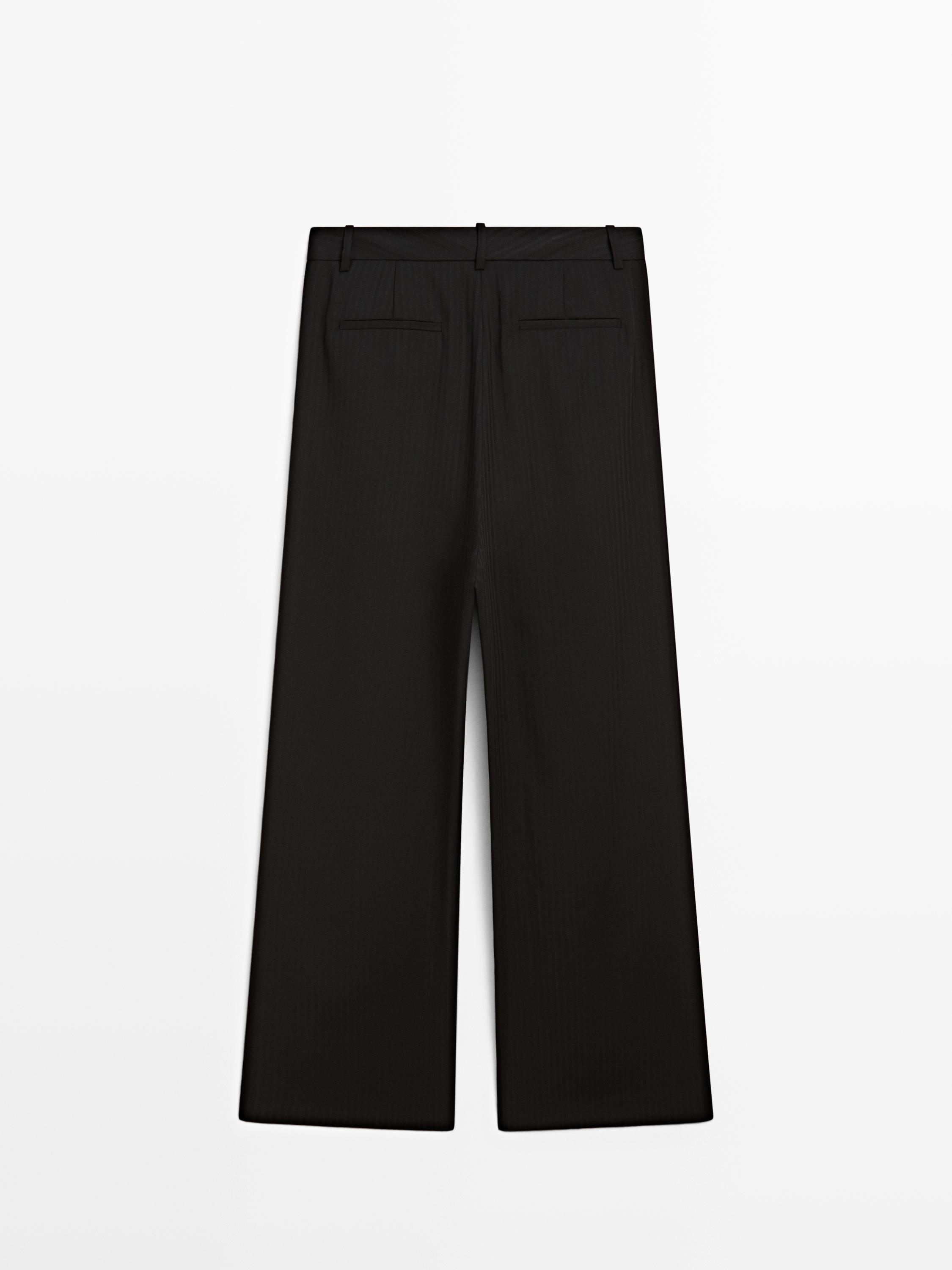 Striped trousers with darts - STUDIO